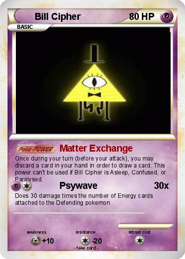 Pokemon Bill Cipher