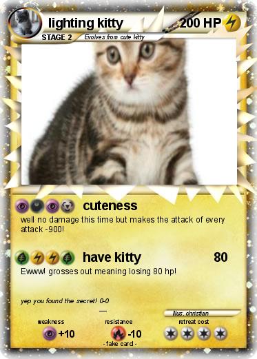 Pokemon lighting kitty