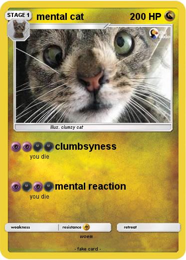 Pokemon mental cat