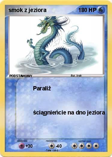 Pokemon smok z jeziora