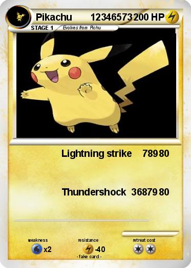 Pokemon Pikachu       12346573