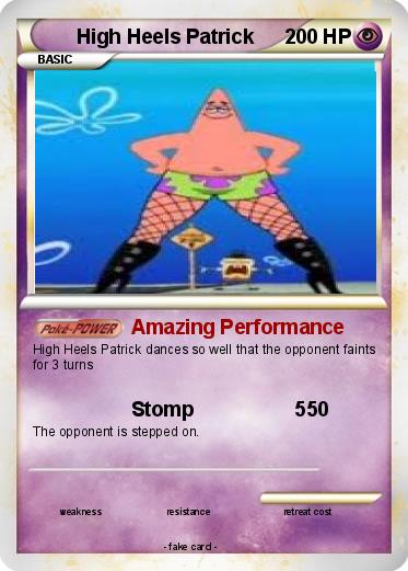 Pokemon High Heels Patrick