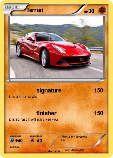 Pokemon ferrari