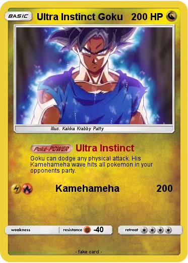 Pokemon Ultra Instinct Goku