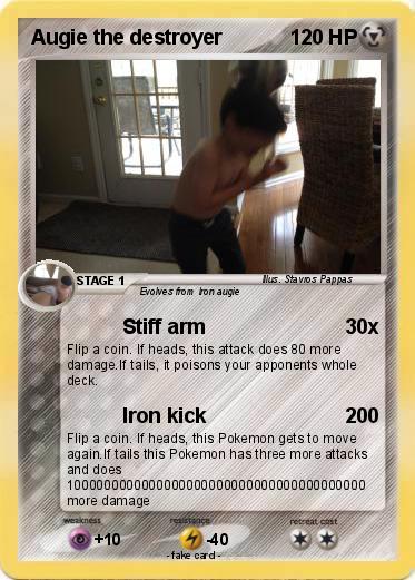 Pokemon Augie the destroyer