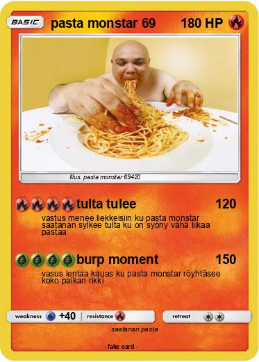 Pokemon pasta monstar 69