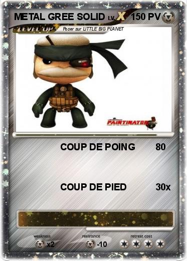 Pokemon METAL GREE SOLID