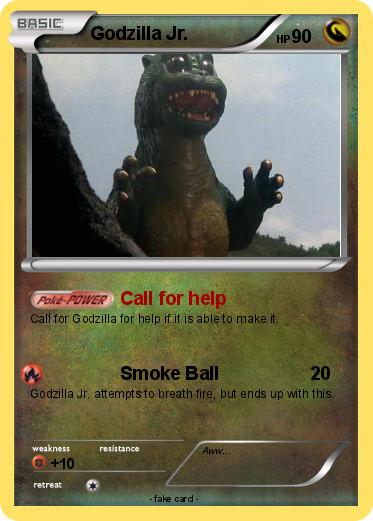Pokemon Godzilla Jr.