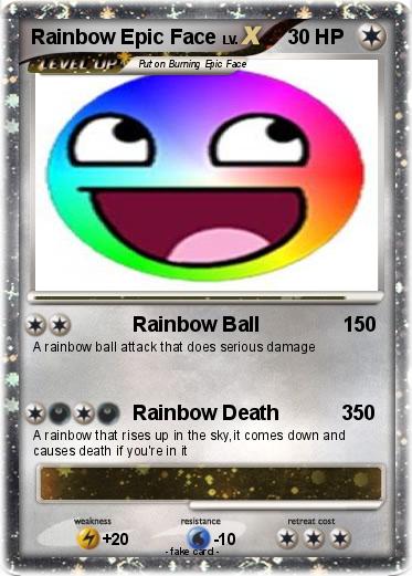 Pokemon Rainbow Epic Face
