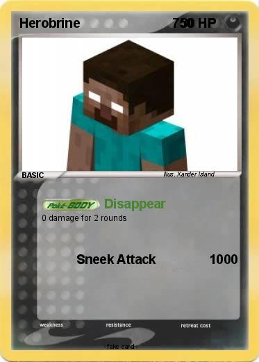 Pokemon Herobrine                          750
