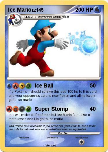 Pokemon Ice Mario