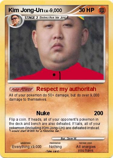 Pokemon Kim Jong-Un