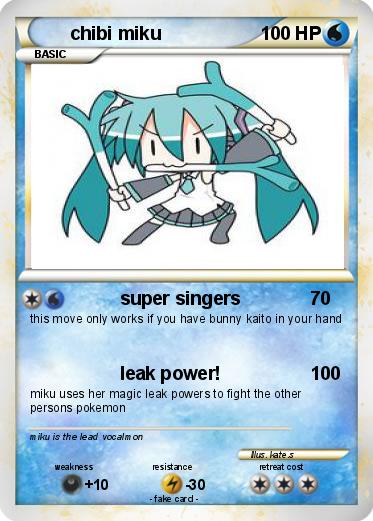 Pokemon chibi miku