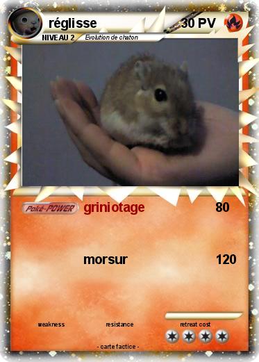 Pokemon réglisse