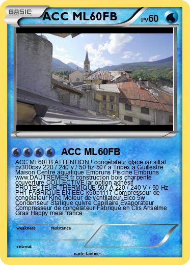 Pokemon ACC ML60FB