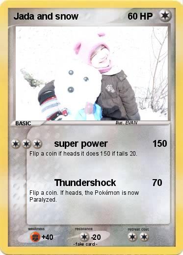 Pokemon Jada and snow