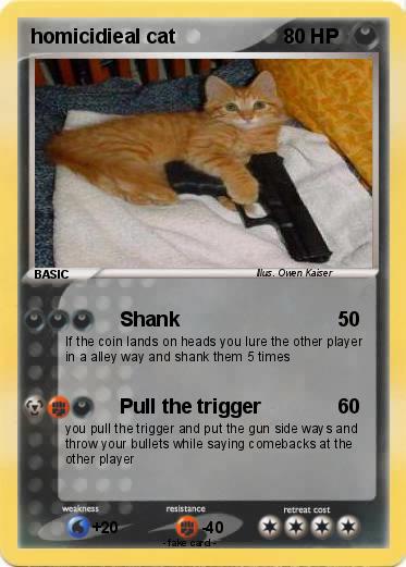 Pokemon homicidieal cat