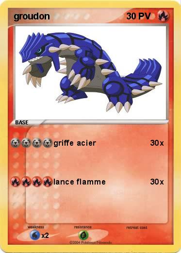 Pokemon groudon