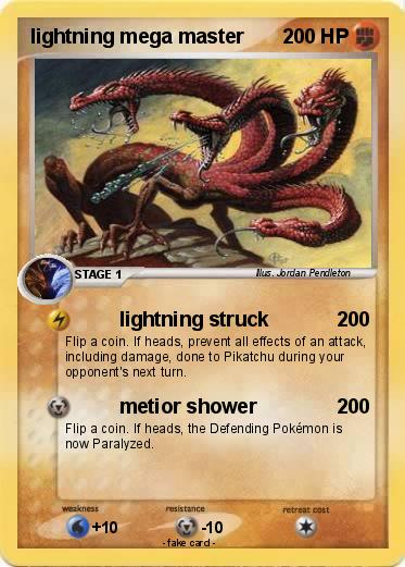 Pokemon lightning mega master