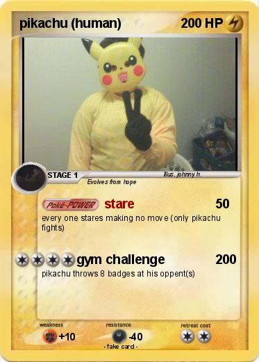 Pokemon pikachu (human)