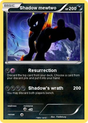 Pokemon Shadow mewtwo