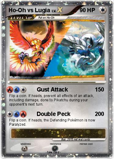 Pokemon Ho-Oh vs Lugia