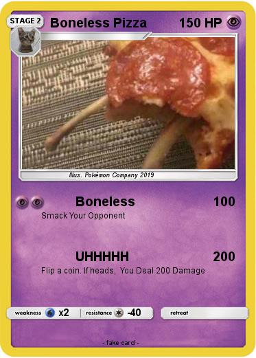 Pokemon Boneless Pizza