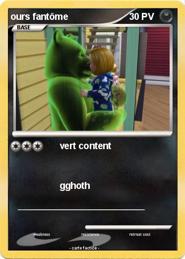 Pokemon ours fantôme