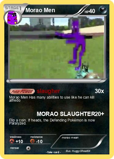 Pokemon Morao Men