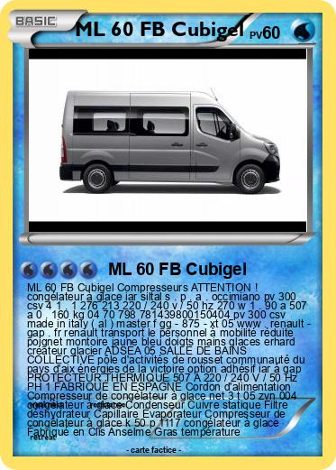 Pokemon ML 60 FB Cubigel