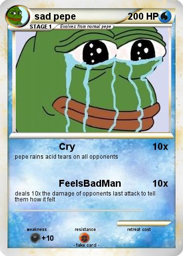 Pokemon sad pepe