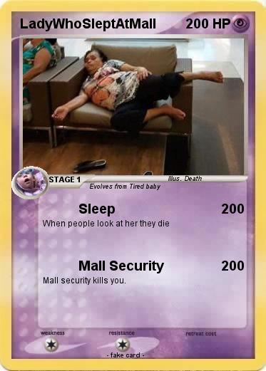Pokemon LadyWhoSleptAtMall
