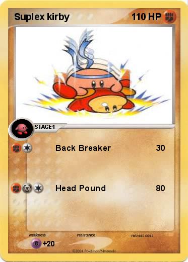 Pokemon Suplex kirby