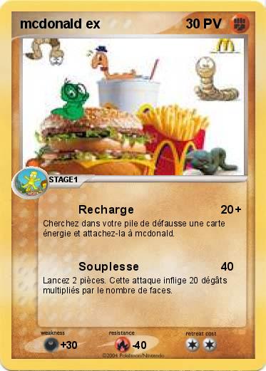 Pokemon mcdonald ex