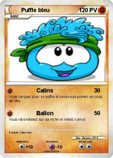 Pokemon Puffle bleu
