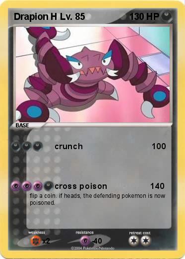 Pokemon Drapion H Lv. 85