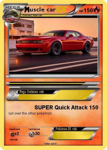 Pokemon uscle car
