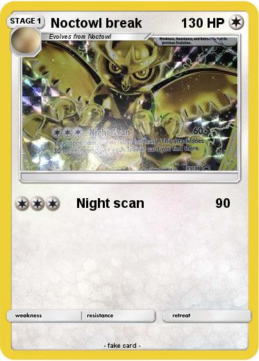 Pokemon Noctowl break