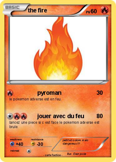 Pokemon the fire