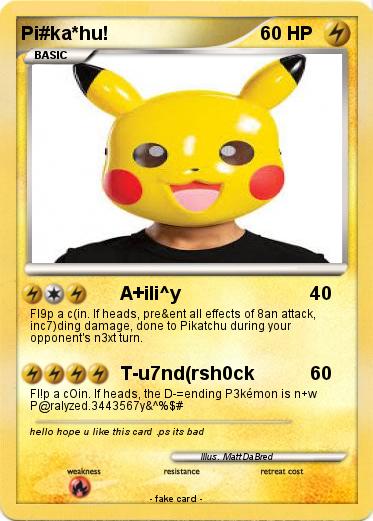 Pokemon Pi#ka*hu!