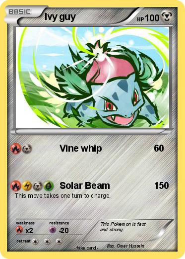 Pokemon Ivy guy