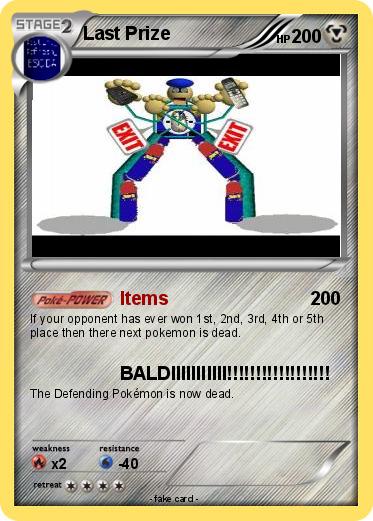 Pokemon Last Prize