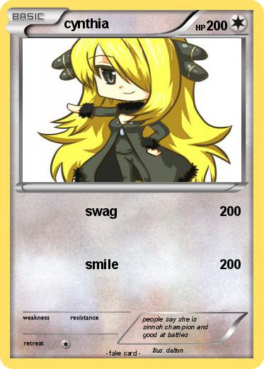 Pokemon cynthia