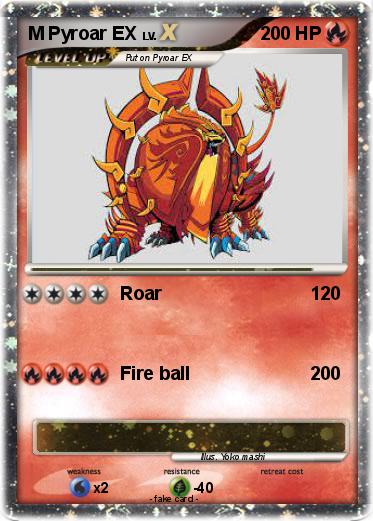 Pokemon M Pyroar EX