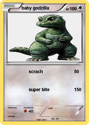 Pokemon baby godzilla