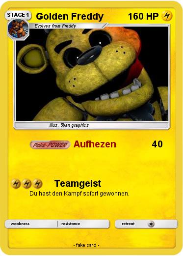 Pokemon Golden Freddy
