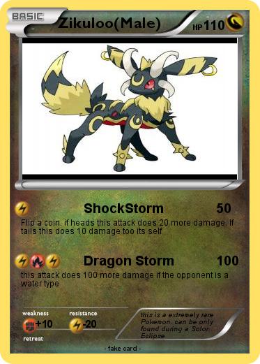 Pokemon Zikuloo(Male)
