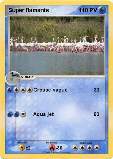 Pokemon Super flamants