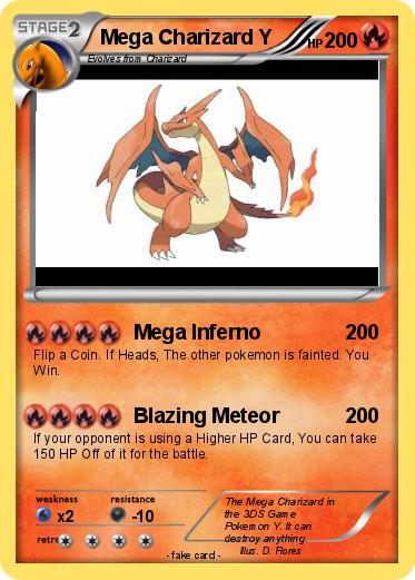 Pokemon Mega Charizard Y
