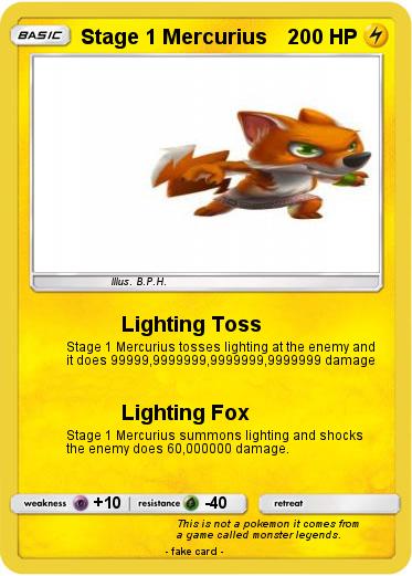 Pokemon Stage 1 Mercurius